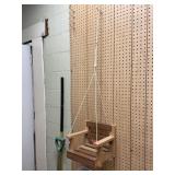 Small Hanging Wooden Chair