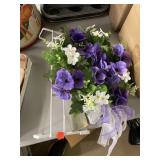 Fake Flowers & Hanging Hook Piece