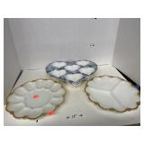 3 ct. of Ornate Display Trays & Dishes