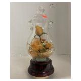 Spinning Music Box with Flowers