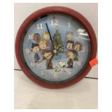 Peanuts characters Christmas Clock. Musical (?)