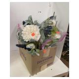 Lot of Faux Flowers & Plants