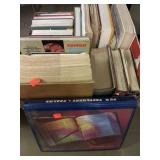 Lot of books. Textbooks.