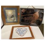 Lot of 3 pictures. Approx 10x12in.