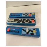 3 boxes of Double Six Dominoes