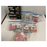 3 boxes of poker chips 100ct each. 12 boxes of