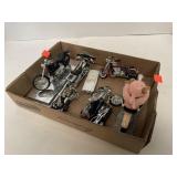 Group Lot Motorcycle Toys