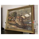 Beautiful Framed Painting (app 31x25in)