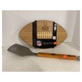 2 ct. - Colts Cutting Board, Grill Brush