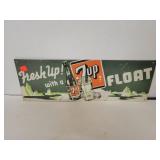 Metal 7-Up Sign