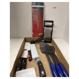 Lot of Kitchen items.  W/ Gold Coast knives.