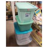 4 Storage Totes
