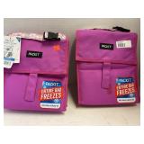 2 PACKIT Freezable Lunch Bags.