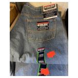 2pr Mission Ridge denim jeans. 34x32. Straight.