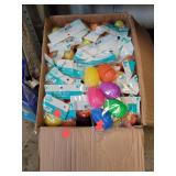 Box of Plastic Easter Eggs