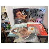 5 ct. - Johnny Cash Records (2 new in plastic)