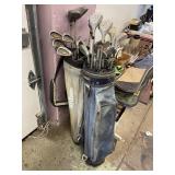 2 ct. - Vintage Golf Bags & Clubs
