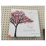 Canvas wall decor. 12x12