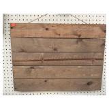 Barn wood / Pallet sign ready for decor. 24x18.