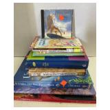 8 books & the Lion King cd.