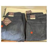 2pr. Ava&Viv denim Jeggings. Stretch. Size 18W/R