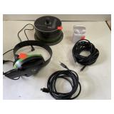 Lot of misc sound items. Turtle Beach headset.