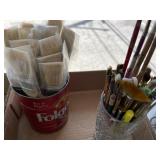 Paintbrushes.  New & used.