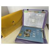 Lot of Sunday school curriculum w/ file holders /