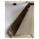 Old hand saw. 28in long