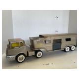 Vintage Truck & Trailer Toy - Horse Van