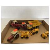 Lot of Vintage Tractor & Truck Toys