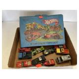 Lot of Vintage Hot Wheels Cars & Case