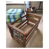 Vintage Wooden Crate - approx. 14 in. x 14 in. x