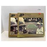 Vintage Purdue Football History Book & Case