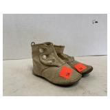 Pair of Small Leather Shoes Decor