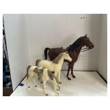 3 ct. - Assorted Toy Horses & Saddles