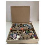 4 ct. Puzzle Pack in Wooden Box