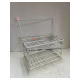 White Wire Basket/Shower Caddy w/ Handle
