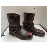 Mens Boots with Strap Design - Size 12