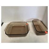 2 ct. of Pyrex Baking Dishes - Bread Pan & 9x9