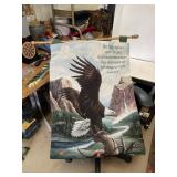 Bible Verse & Eagle Tapestry - Isaiah 40:31 -