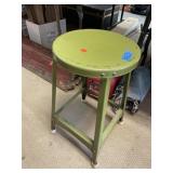 Vintage Metal Stool - approx. 21 in. Tall