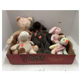 Group Lot Vintage Stuffed Animals