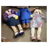 3 ct. - Large Vintage Dolls (app 2.5 ft)