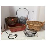 Group Lot Baskets, Mesh Baskets, etc