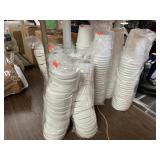 Small Paper Bowls with Lids (5 Sleeves of Each)