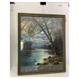 Framed Painting (app 12x18in)