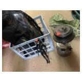 Group lot w/ cat women and Coleman Lantern - no