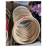 Lot of Embroidery & Cross Stitch Hoops