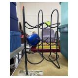Metal Wine Rack - Holds 6 Bottles